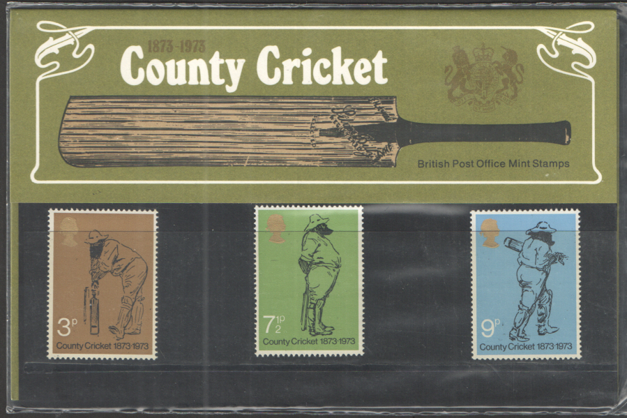 (image for) 1973 County Cricket Royal Mail Presentation Pack 51